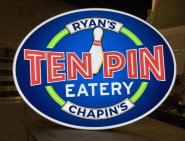 Ten Pin Eatery Digital Printing Services by Hanson Sign Companies